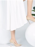 Ness Photo No.024 Morning Quiet - White Slits Dress(16)
